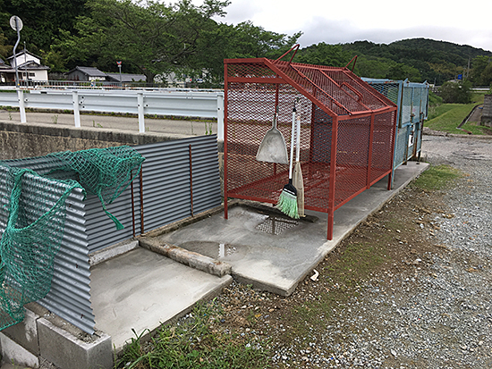 兵庫県宝塚市　町内　ゴミステーションを設置しました