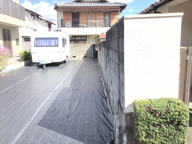 兵庫県宝塚市　個人邸　ブロック塀を撤去してメッシュフェンスに改修する工事