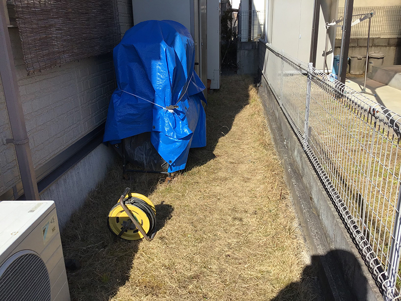 兵庫県三田市　個人邸　家周りの防草対策工事