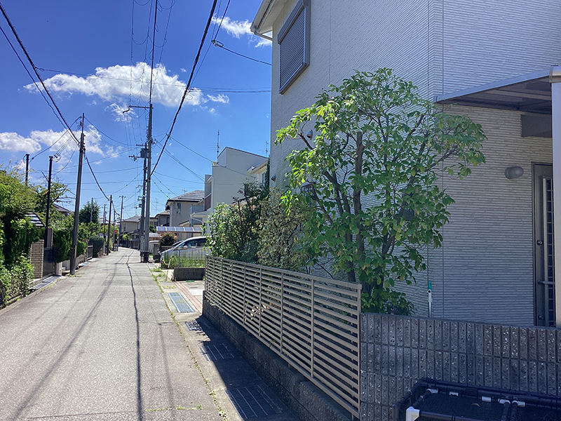 兵庫県宝塚市　個人邸　庭の樹々の剪定