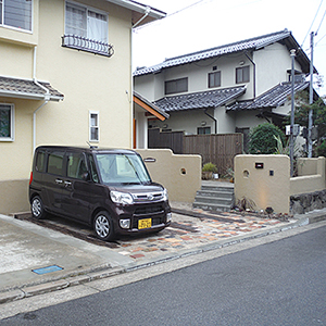 兵庫県川西市　個人宅　外構工事　洋風庭園　リフォーム
