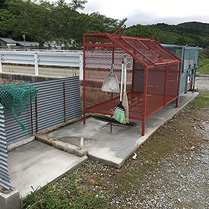 兵庫県宝塚市　町内　ゴミステーションを設置しました
