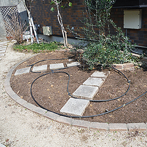 兵庫県西宮市　個人邸　家庭菜園の土壌改良